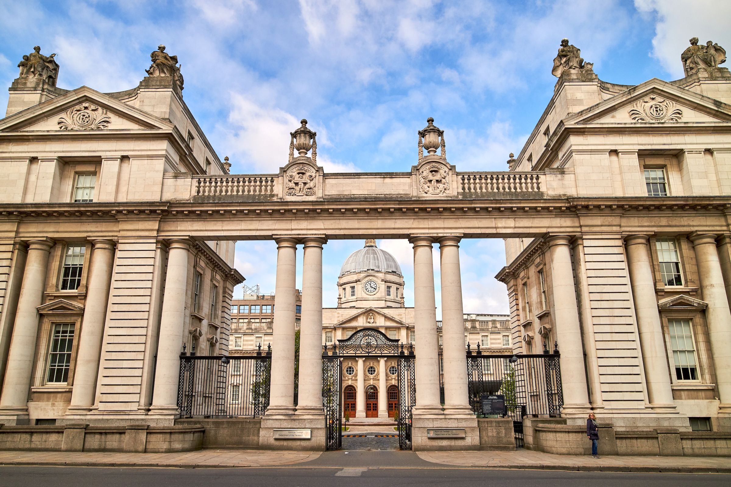 Leinster House – Irlands Parlament und Vorbild des Weißen Hauses