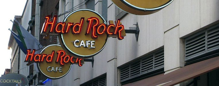 Das Dubliner Hard Rock Café befindet sich in Temple Bar