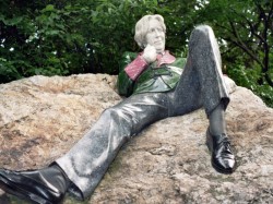 Oscar Wilde Skulptur