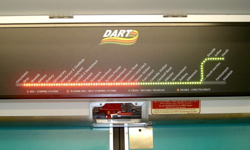 DART Streckenverlauf in Dublin