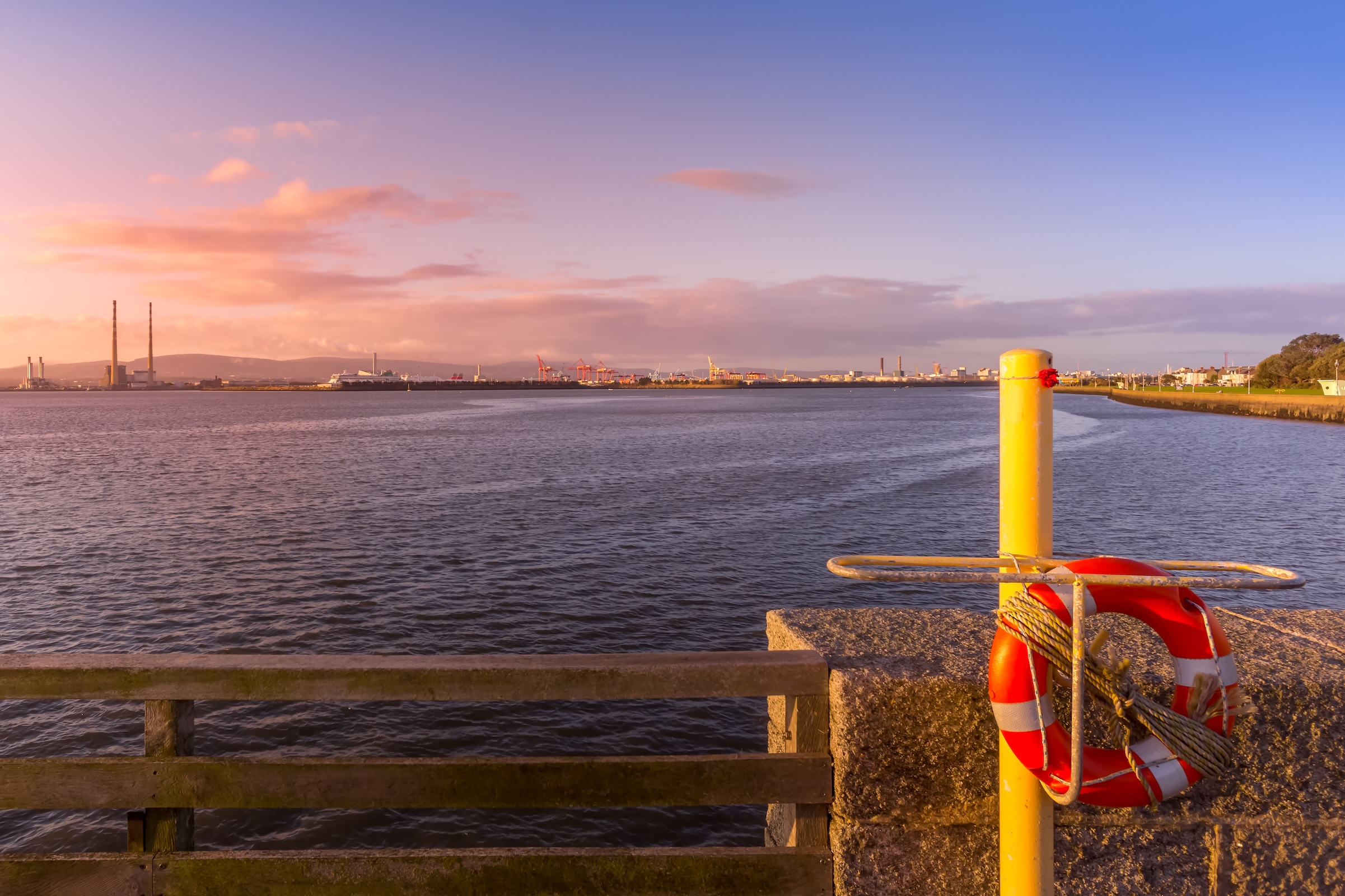 Mit der Fähre nach Dublin