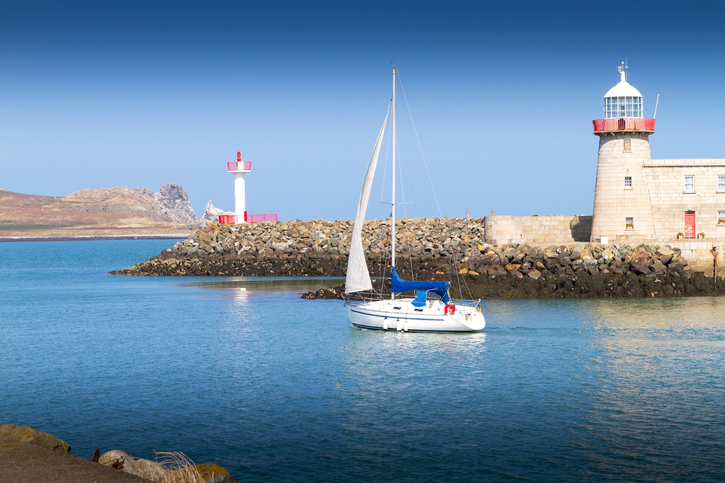 Howth Harbour und Ireland’s Eye