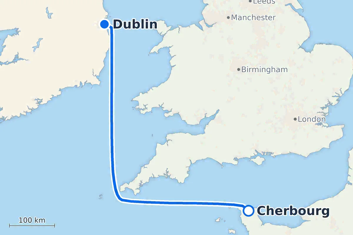 Cherbourg - Dublin